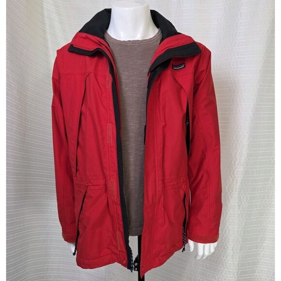 Patagonia Storm Jacket Gore-Tex Multi-Season Shell Hood Red Men's S SEE DESC - Picture 2 of 16